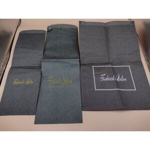 Vintage Frederick & Nelson Gray Paper Bags Seattle WA 3 Sizes Department Store